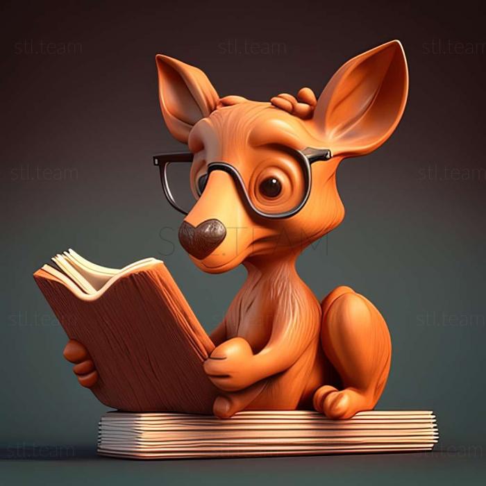 3D model Dewey is a Book Reader famous animal (STL)